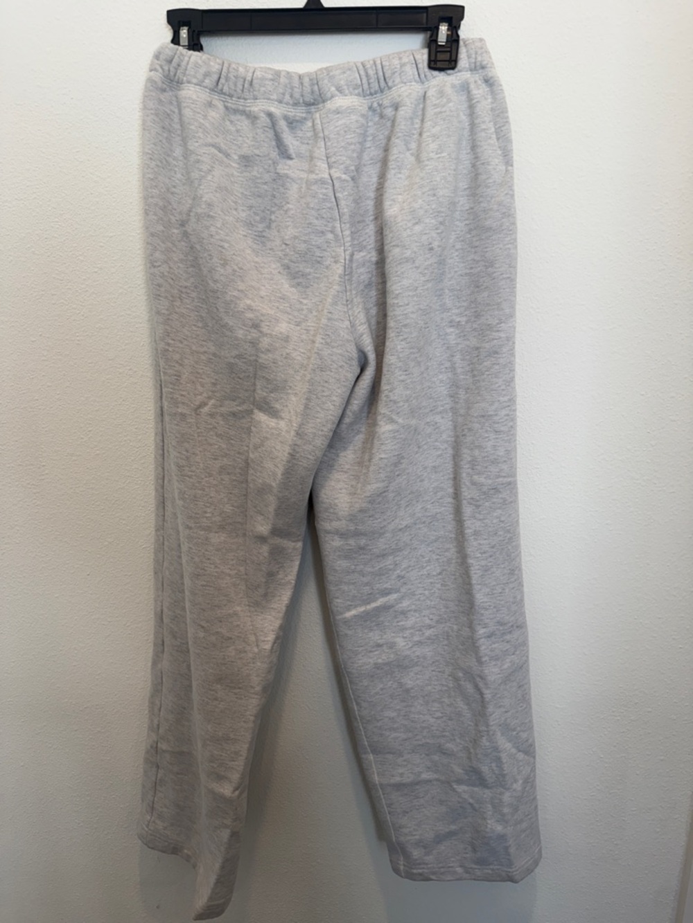 Skims Cotton Fleece Classic Straight Leg Pant Light heather grey - Picture 5 of 6